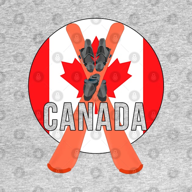 Cool Ski Flag of Canada by DiegoCarvalho